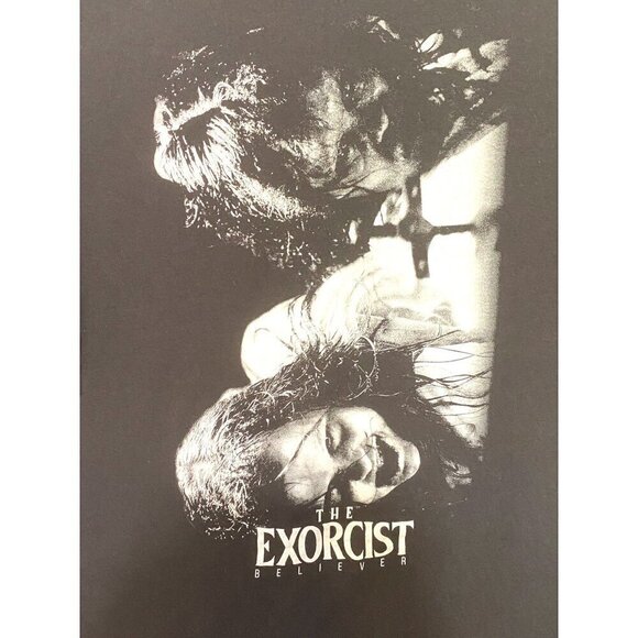 The Exorcist Believer Exclusive Screening Promo Black T-Shirt Men’s XL NWOT - Picture 2 of 8